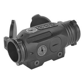 Bresser OMNI-5 Green / Red Dot Sight - 4 MOA features a low profile design with push buttons for adjustments